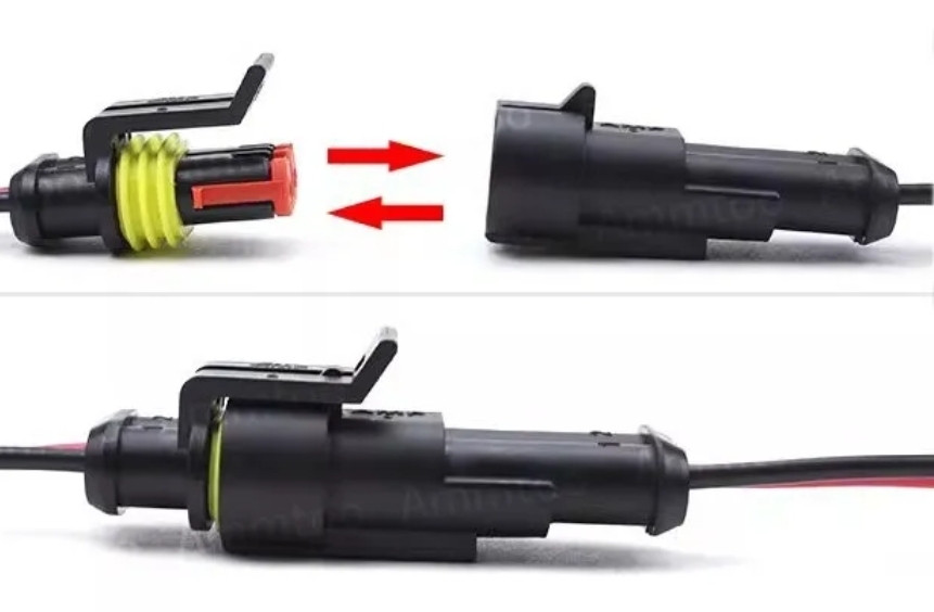 Роз'єм 1 pin герметичний татома, фото 1