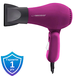 Компактний туристичний фен для волосся Esperanza EBH003P 750 Вт