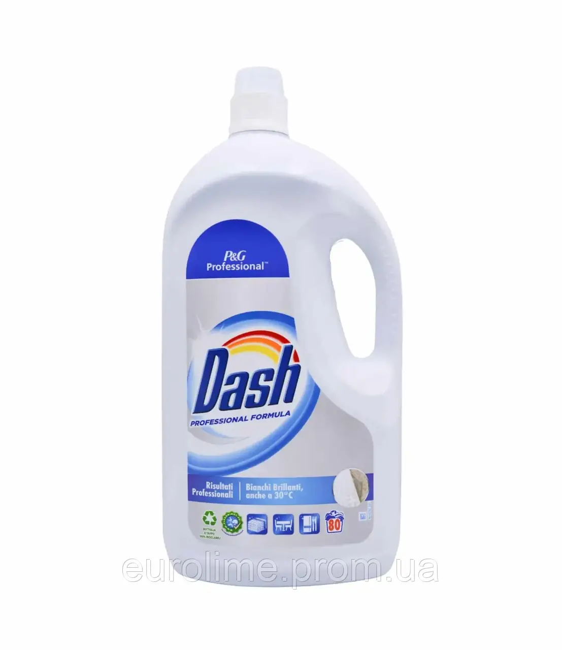 Гель для прання DASH Professional для білих і кольорових тканин 90 прань 4950 ml