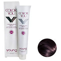 Young Color You Y-PLX Стойкая крем-краска для волос 4.5 Castano Mogano 100мл