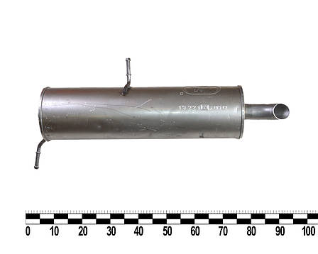 Глушник основний Peugeot 307 2.0i -16V Hatchback 04, 01-05, 05, Citroen C4 2.0i -16V Hatchback, Coupe, фото 3