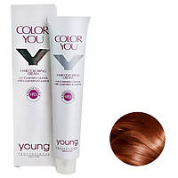 Young Color You Y-PLX Стойкая крем-краска для волос 7.44 Biondo Rame Intenso 100мл