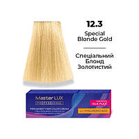 Master LUX Стойкая крем-краска для волос 12.3 Специальный блонд золотистый 60мл