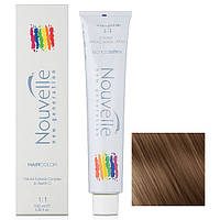 Nouvelle Hair Color Стойкая крем-краска для волос 6 темно-русый 100мл