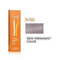 Londa Demi-Permanent Color Интенсивное тонирование 9/86 очень светлый блондин пепельно-фиолетовый 60мл