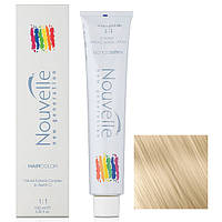 Nouvelle Hair Color Стойкая крем-краска для волос 10 платиновый блондин 100мл