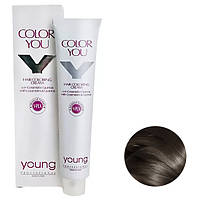 Young Color You Y-PLX Стойкая крем-краска для волос 6.11 Biondo Scuro Cenere Intenso 100мл