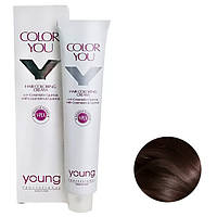 Young Color You Y-PLX Стойкая крем-краска для волос 4.4 Castano Rame 100мл