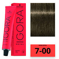 Schwarzkopf Igora Royal Color Перманентная крем-краска для волос 7-00 средне-русый натуральный экстра 60мл