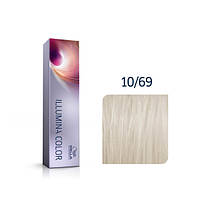 Wella ILLUMINA COLOR Стойкая крем-краска для волос 10/69 светлейший блондин фиолетовый сандре 60мл