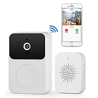 Домофон із камерою WiFi та датчиком руху Doorbell X9 / Розумний дверний відеодомофон для дому