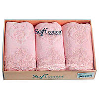 Салфетки в наборе Soft cotton DIANA 30x50 розовый, 30*50