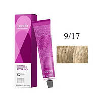 Londa Permanent Color Стойкая крем-краска для волос 9/17 очень светлый блонд пепельно-коричневый 60мл