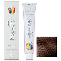 Nouvelle Hair Color Стойкая крем-краска для волос 5.34 светло-золотистый медно-коричневый 100мл