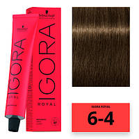 Schwarzkopf Igora Royal Color Перманентная крем-краска для волос 6-4 темно-русый бежевый 60мл