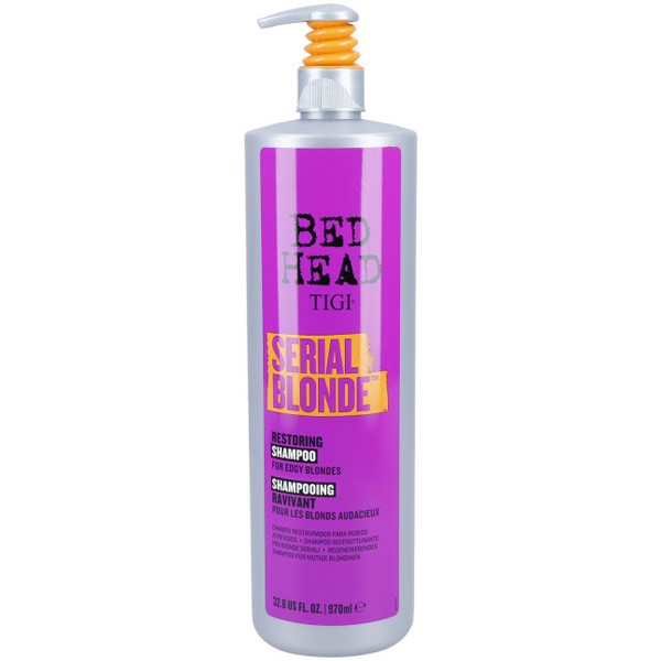 Tigi Bed Head Serial Blonde Shampoo_Відновлюючий шампунь для освітленого волосся 970мл