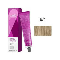 Londa Permanent Color Стойкая крем-краска для волос 8/1 светлый блонд пепельный 60мл