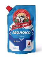 Молоко згущ.з цук.8,5% д/п 400г 20шт/ящ ФАВОРИТ