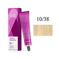 Londa Permanent Color Стойкая крем-краска для волос 10/38 яркий блонд золотисто-жемчужный 60мл