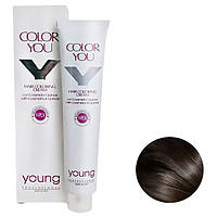 Young Color You Y-PLX Стойкая крем-краска для волос 5 Castano Chiaro 100мл