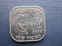 Монета 5 пойша Бангладеш 1998 трактор