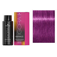 Schwarzkopf Igora Vibrance Демиперманентная краска для волос 9,5-98 светлый блондин фиолетовый красный 60мл