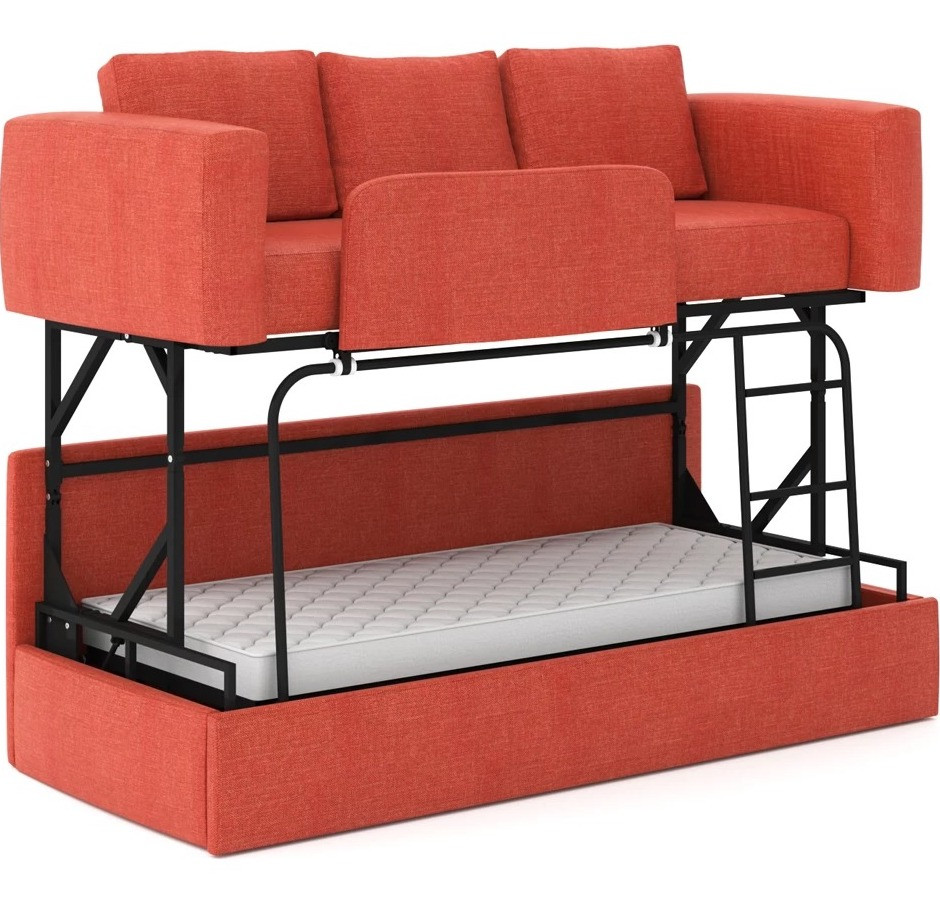 Диван-трансформер RUMI (Burn orange) Жовтогарячий ТМ Knap Knap