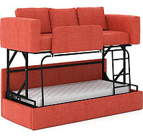 Диван-трансформер RUMI (Burn orange) Жовтогарячий ТМ Knap Knap