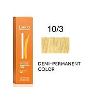Londa Demi-Permanent Color Интенсивное тонирование 10/3 яркий блонд золотистый 60мл
