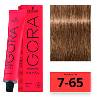 Schwarzkopf Igora Royal Color Перманентная крем-краска для волос 7-65 средне-русый шоколадный золотистый 60мл