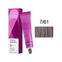 Londa Permanent Color Стойкая крем-краска для волос 7/61 средний блондин фиолетово-пепельный 60мл