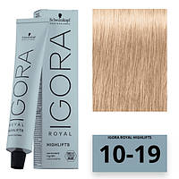 Schwarzkopf Igora Royal Color Highlifts Перманентная крем-краска 10-19 ультра блонд сандрэ фиолетовый 60мл