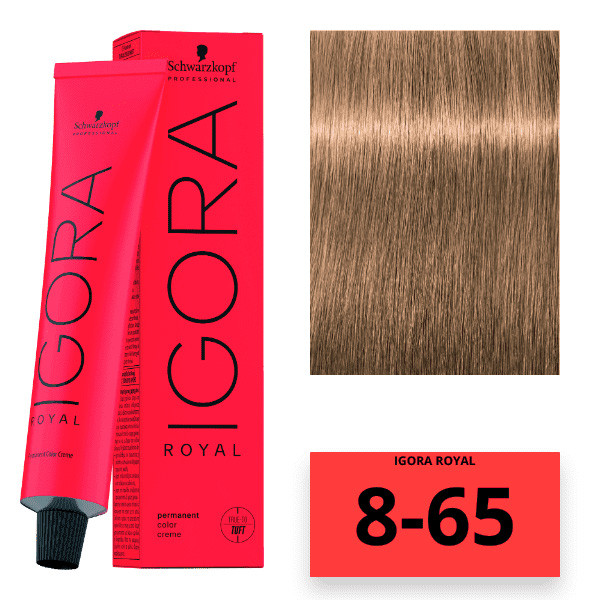 Schwarzkopf Igora Royal Стійка крем-фарба для волосся_8-65 світло-русявий шоколадний золотистий 60мл