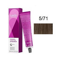 Londa Permanent Color Стойкая крем-краска для волос 5/71 светлый шатен коричнево-пепельный 60мл