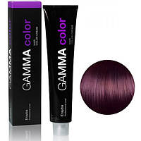Erayba Gamma Color Стойкая крем-краска для волос 5/80 светлый фиолетово-коричневый 100мл