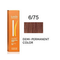 Londa Demi-Permanent Color Интенсивное тонирование 6/75 темный блонд коричнево-красный 60мл