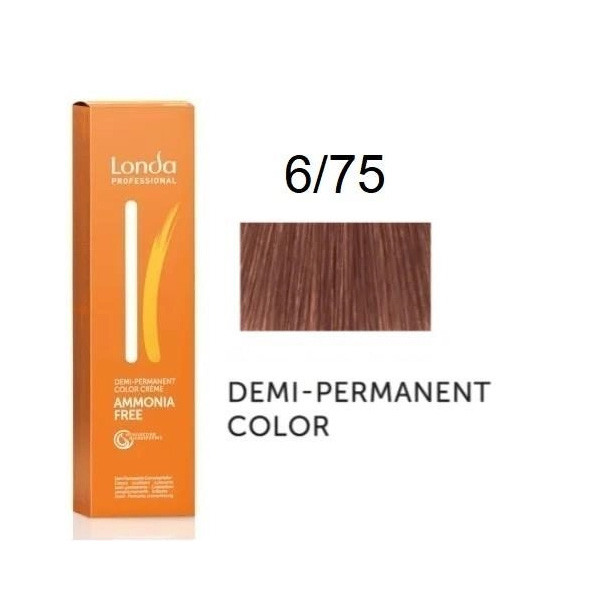 Londa Demi-Permanent Color Інтенсивне тонування_6/75 темний коричневий коричневий 60мл