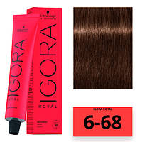 Schwarzkopf Igora Royal Color Перманентная крем-краска для волос 6-68 темно-русый шоколадный красный 60мл