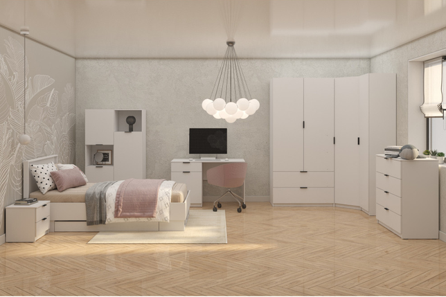 Стіл письмовий Junior біле дерево (Джуніор) 120*65 см ТМ Matroluxe, фото 2