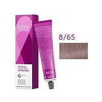 Londa Permanent Color Стойкая крем-краска для волос 8/65 холодный розовый 60мл