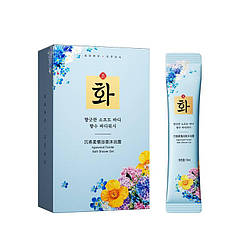 Пом'якшуючий гель для душу з ароматом агарового дерева Hanfen Agarwood Tender Bath Fragrance Shower Gel, 10 ml