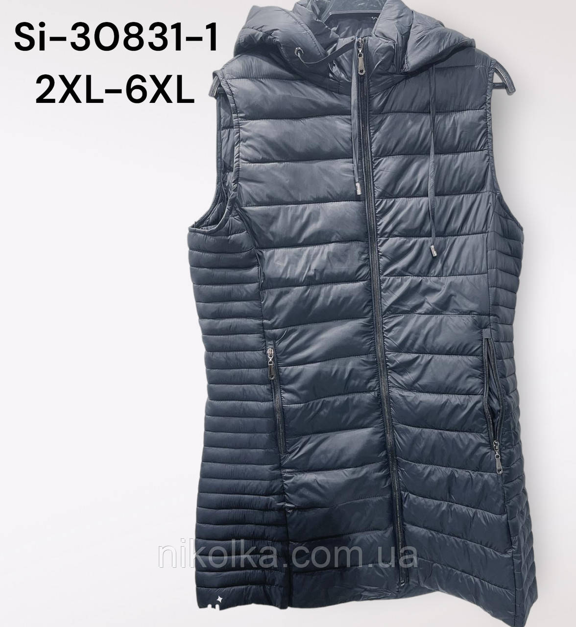 Безрукавки жіночі оптом, 2XL-6XL рр., арт. Si-30831-1