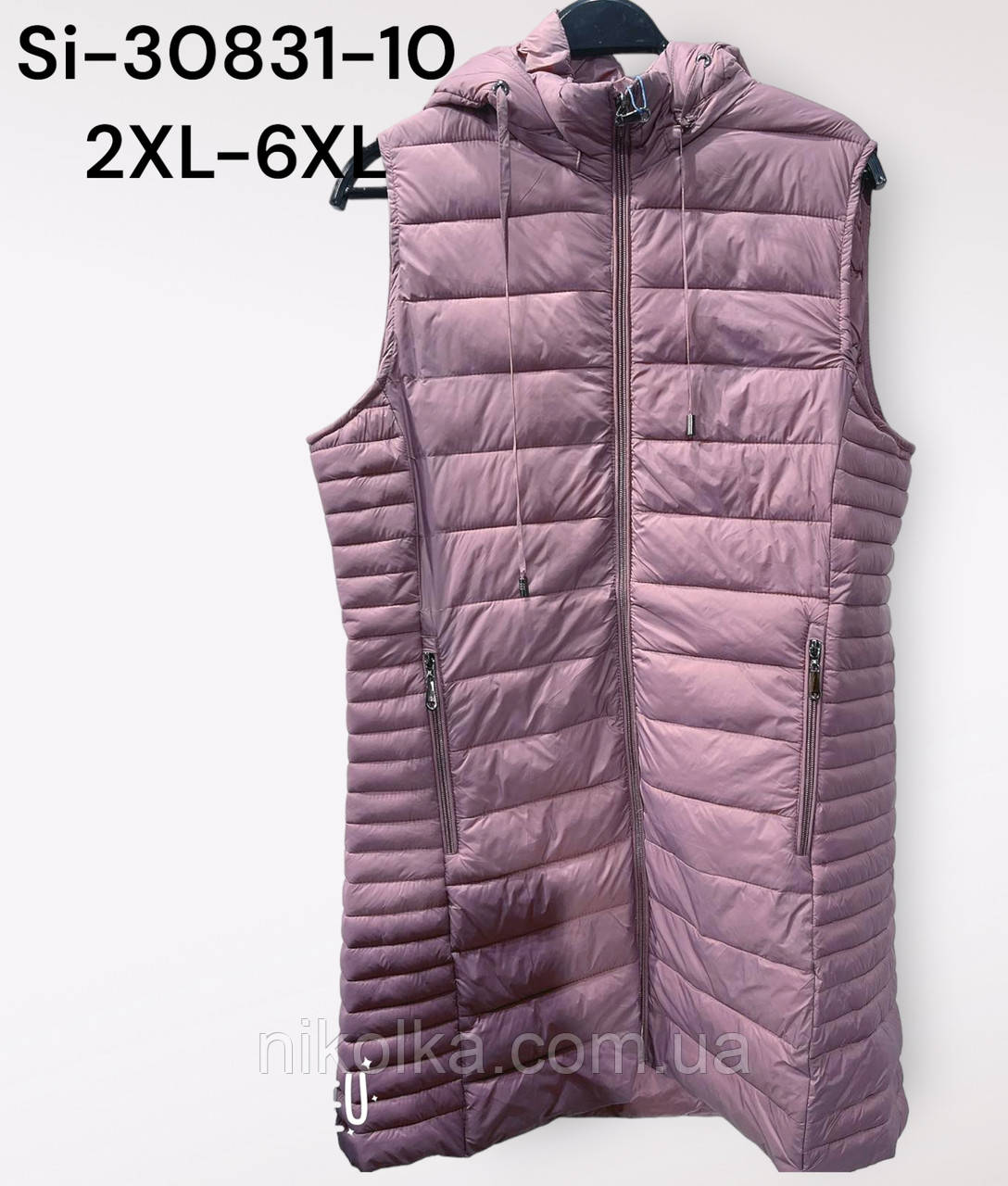 Безрукавки жіночі оптом, 2XL-6XL рр., арт. Si-30831-10