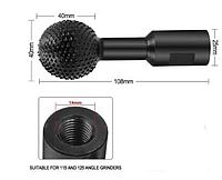 Сферический альфа диск . Шаровая рашпильная фреза по дереву на КШМ