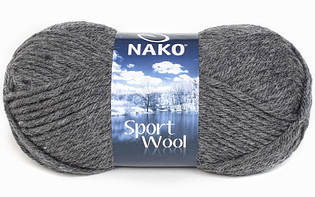 Nako sport wool (25% вовна,75% акрил /120 м / напіввовна / осінь-зима)