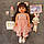 Лялька Реборн (Reborn) 55 см вініл-силіконова Мілана в наборі з соскою, пляшкою та іграшкою Можна купати, фото 7