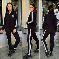 Жіночий теплий спортивний костюм на флісі: 42-44, 46-48, 50-52, 54-56. Колір: чорний, бежевий.
