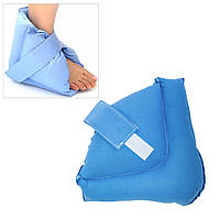 Подушка від пролежнів на п'яті (Синя) м'яка протипролежнева подушка для п'ят і ліктів, подушка від пролежнів