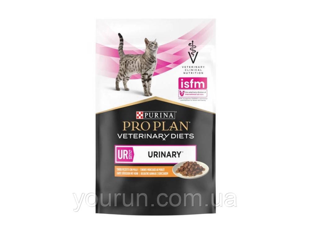 Pro Plan Veterinary Diets UR St/Ox Urinary Chicken — Консервований корм із куркою для дорослих кішок з, фото 1