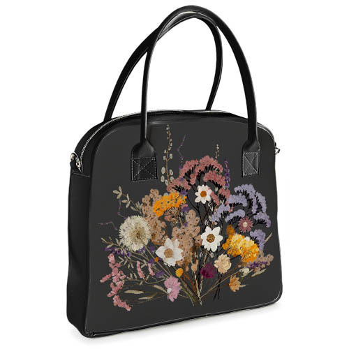 Сумка жіноча велика Oxford Просто квіти 32x30x9 см (OXF_23S018_SE), фото 1